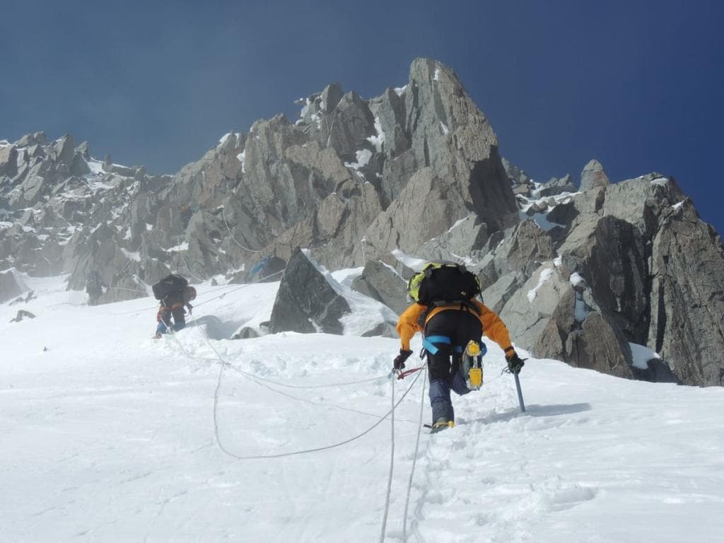 Восхождение на Белуху Восточную через гребень Делоне - фото 4