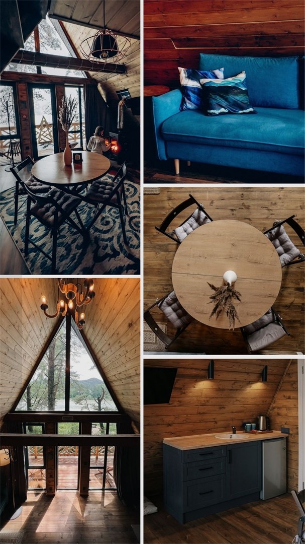 №7 | Большой A-Frame с двумя спальнями и камином (до 6 чел) - фото 4