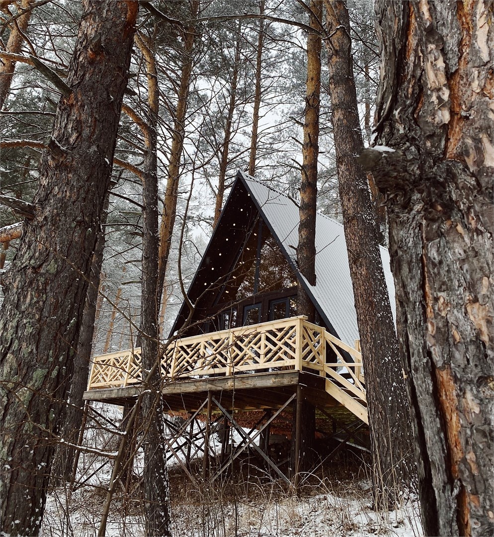 №9 | Большой A-Frame с двумя спальнями (до 6 чел) - фото 3