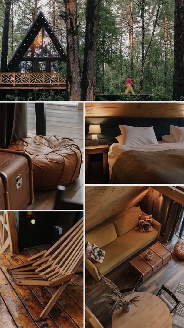 №9 | Большой A-Frame с двумя спальнями (до 6 чел) - фото 6