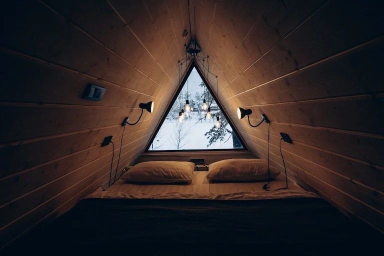 №6 | A-Frame с одной спальней и камином на террасе - фото 8