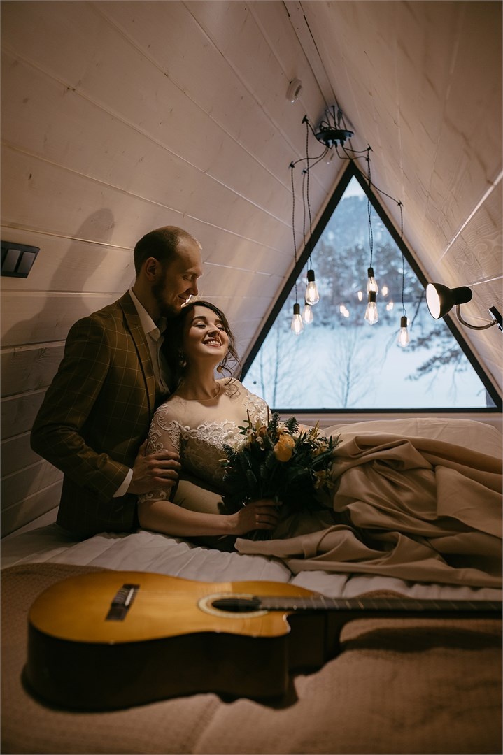 №5 | A-Frame с одной спальней и очагом на террасе - фото 5