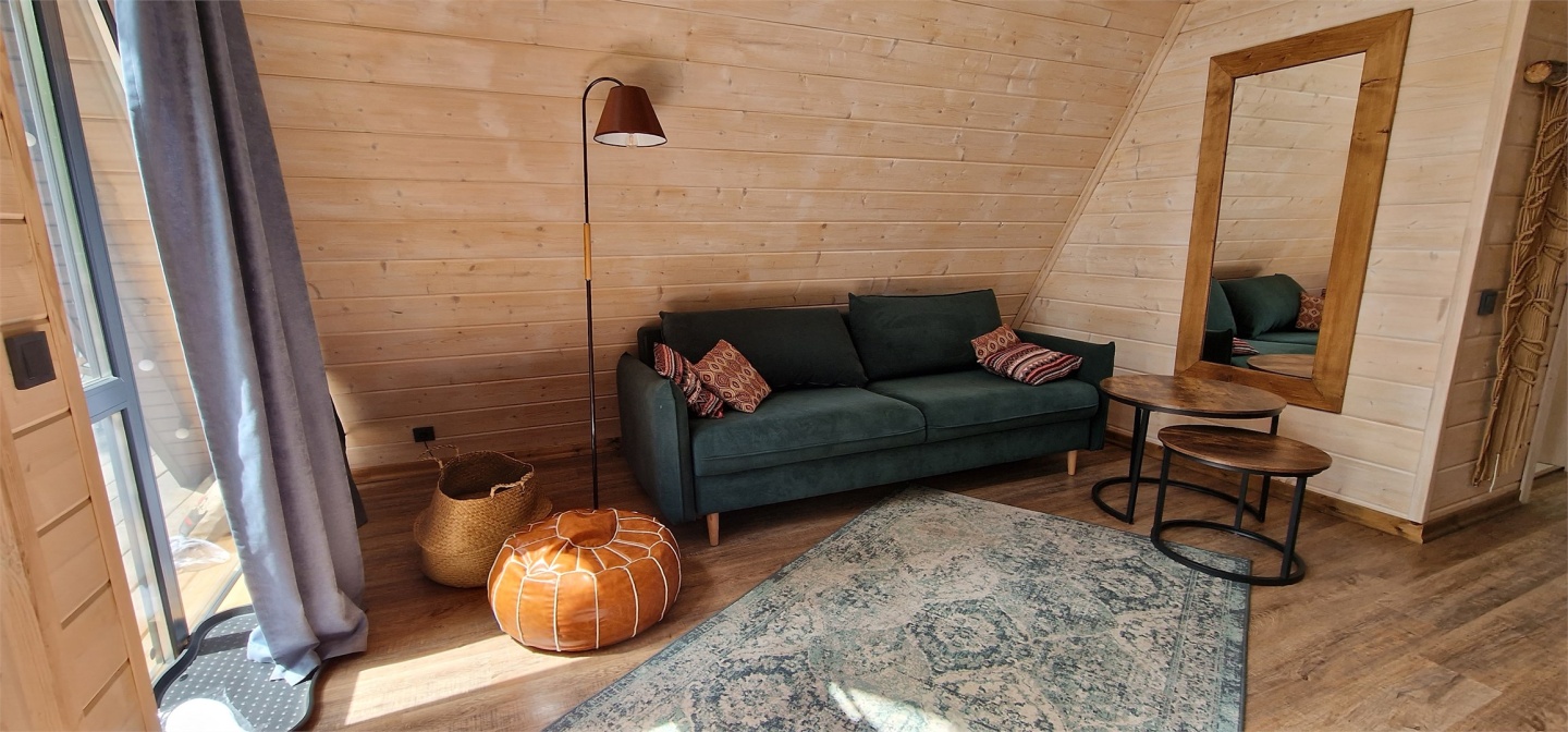 №5 | A-Frame с одной спальней и очагом на террасе - фото 13