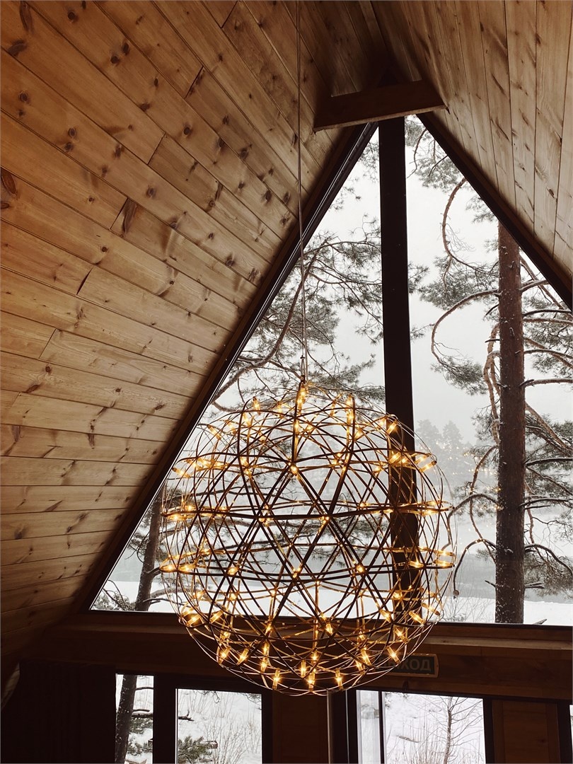 №8 | Premium A-Frame с двумя спальнями и камином (до 6 чел) - фото 8