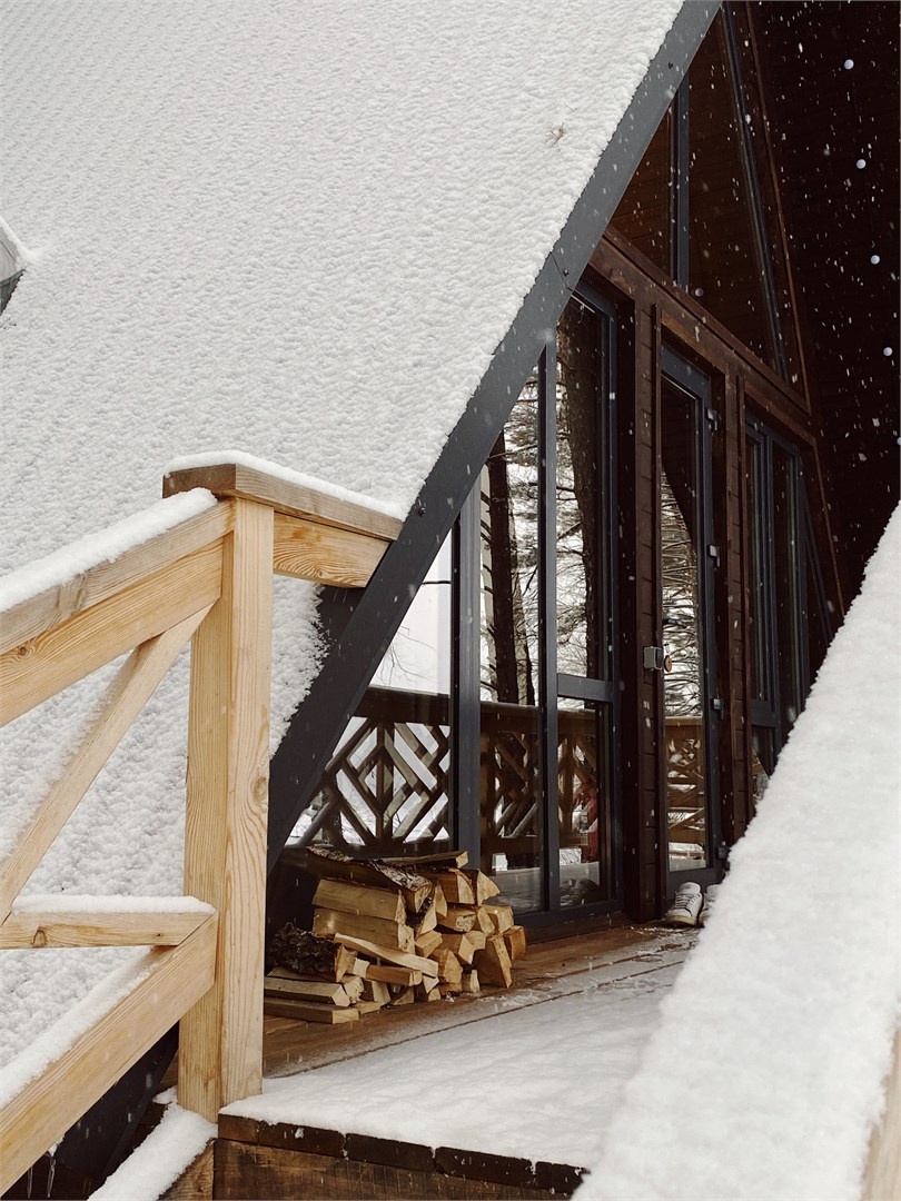 №8 | Premium A-Frame с двумя спальнями и камином (до 6 чел) - фото 10