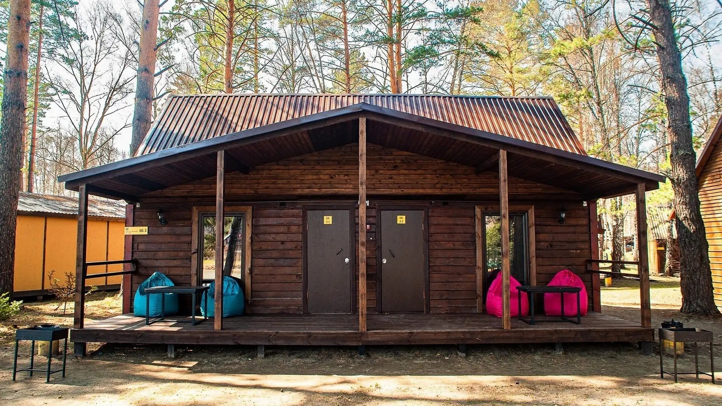 "Категория ББ" Номер с 2-спальной кроватью в коттедже с террасой  - фото 9