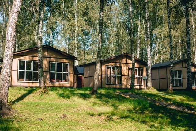 "Категория ЛД"  Номер с 2-спальной кроватью в летнем домике с панорамными окнами  - фото 2