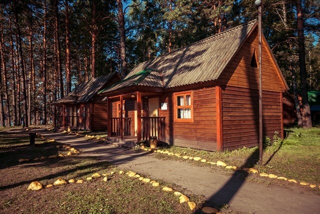 "Категория Б" Номер с двуспальной или двумя одно спальными кроватями в коттедже  - фото 1