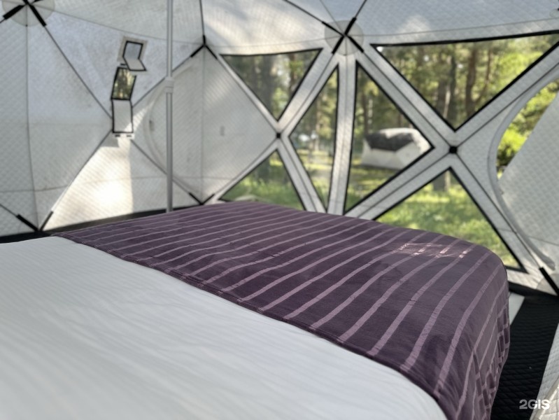 Палатка с 1 двуспальной и 1 двухъярусной кроватью на 1 береговой линии - фото 1