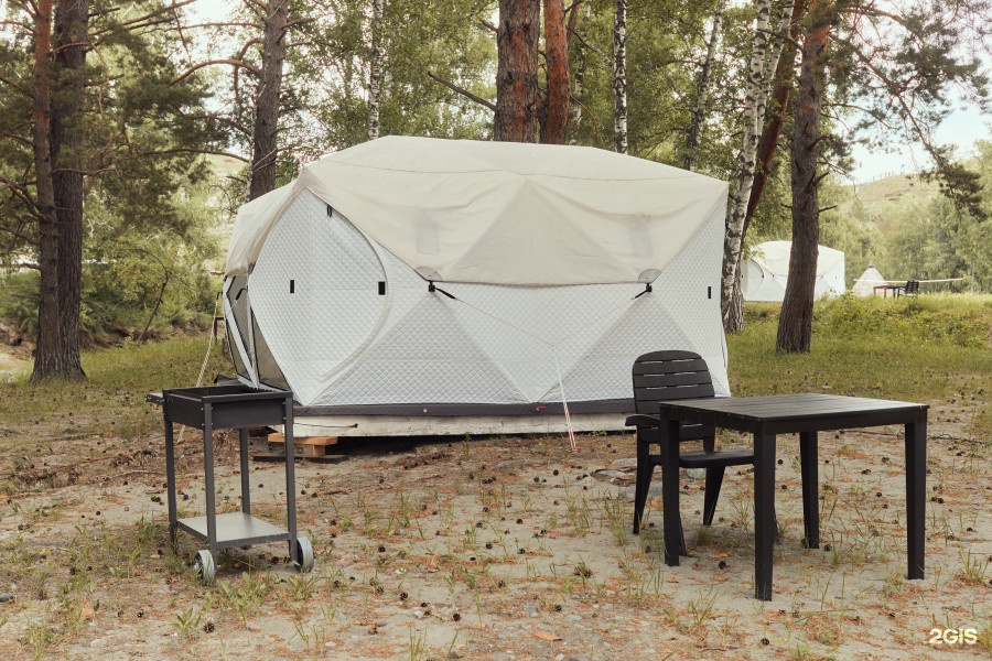 Палатка с 1 двуспальной и 1 двухъярусной кроватью на 1 береговой линии - фото 5