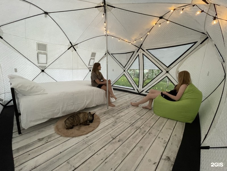Палатка с 1 двухспальной кроватью на 1 береговой линии - фото 2