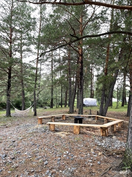 Палатка с 1 двуспальной и 1 двухъярусной кроватью на 2 береговой линии - фото 6