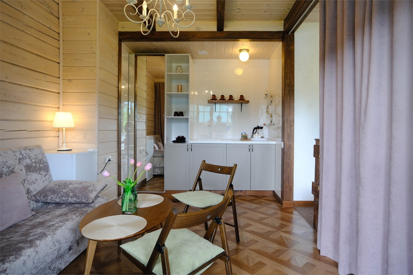 Стандартный номер с кухней и террасой на 1 этаже - фото 4