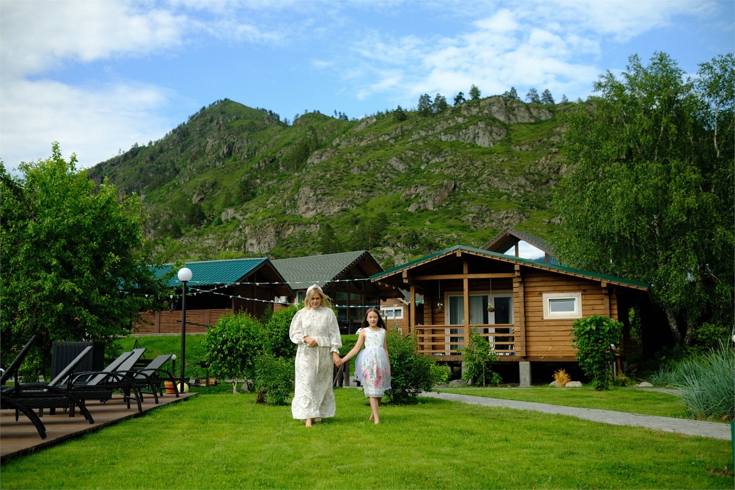 Шале - студия одноэтажное с двуспальной кроватью и диваном - фото 10