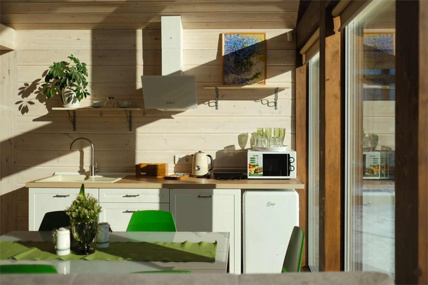 Шале двухэтажное с двумя спальнями, кухней-гостиной и видом на горы - фото 8