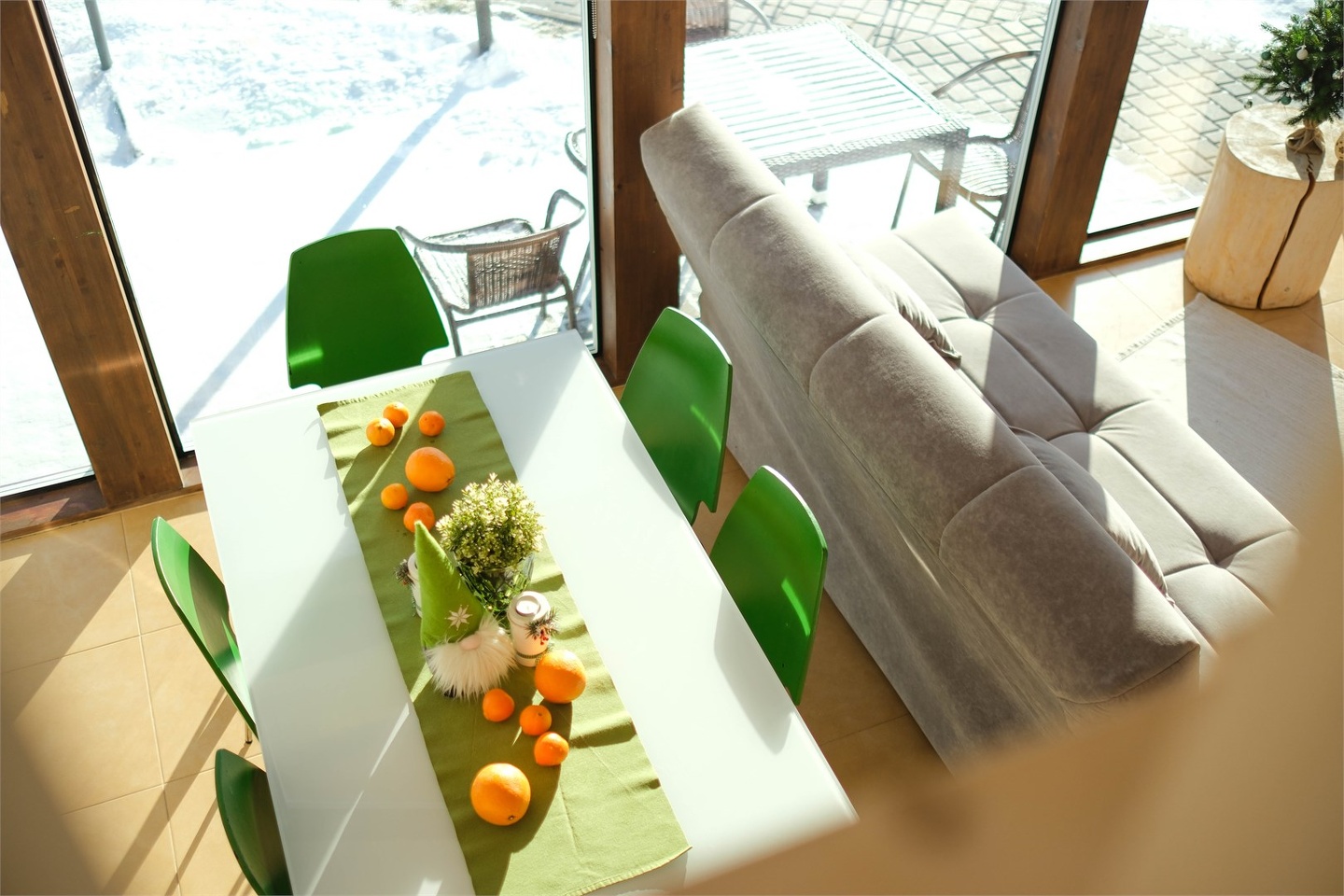 Шале двухэтажное с двумя спальнями, кухней-гостиной и видом на горы - фото 11