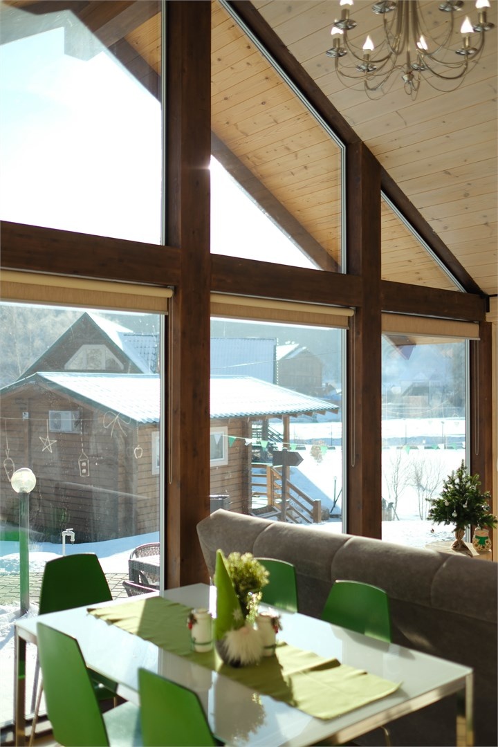 Шале двухэтажное с двумя спальнями, кухней-гостиной и видом на горы - фото 18