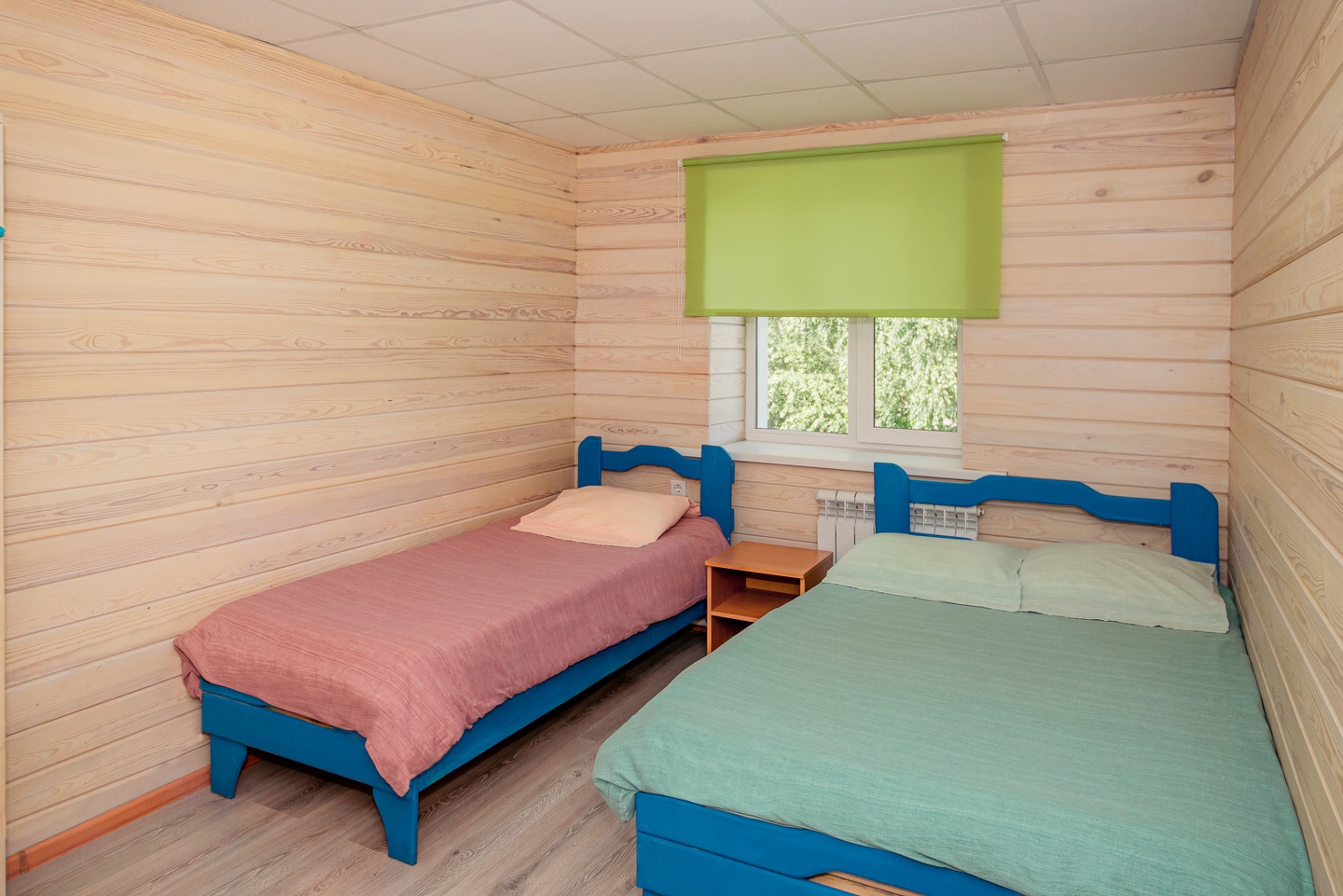 Стандартный номер с 1 двуспальной и 1 односпальной кроватями - фото 1