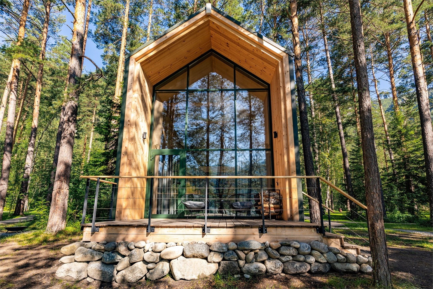 Барнхаус с большой двуспальной кроватью - фото 1