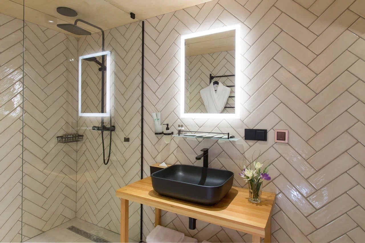 Барнхаус с большой двуспальной кроватью - фото 14