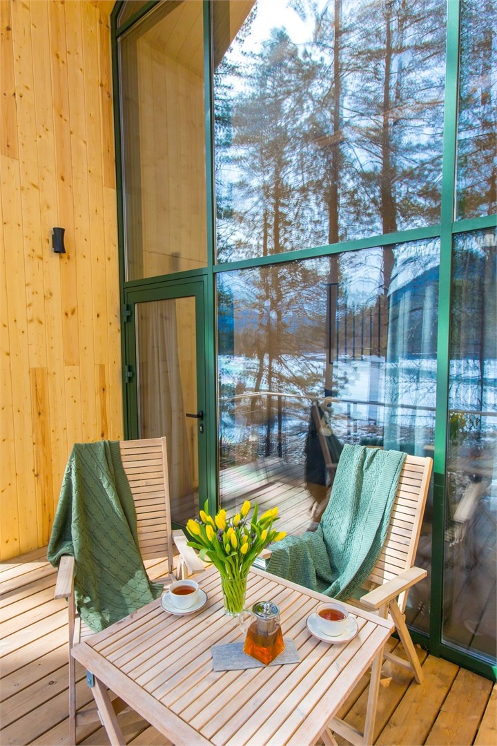 Барнхаус с большой двуспальной кроватью - фото 25