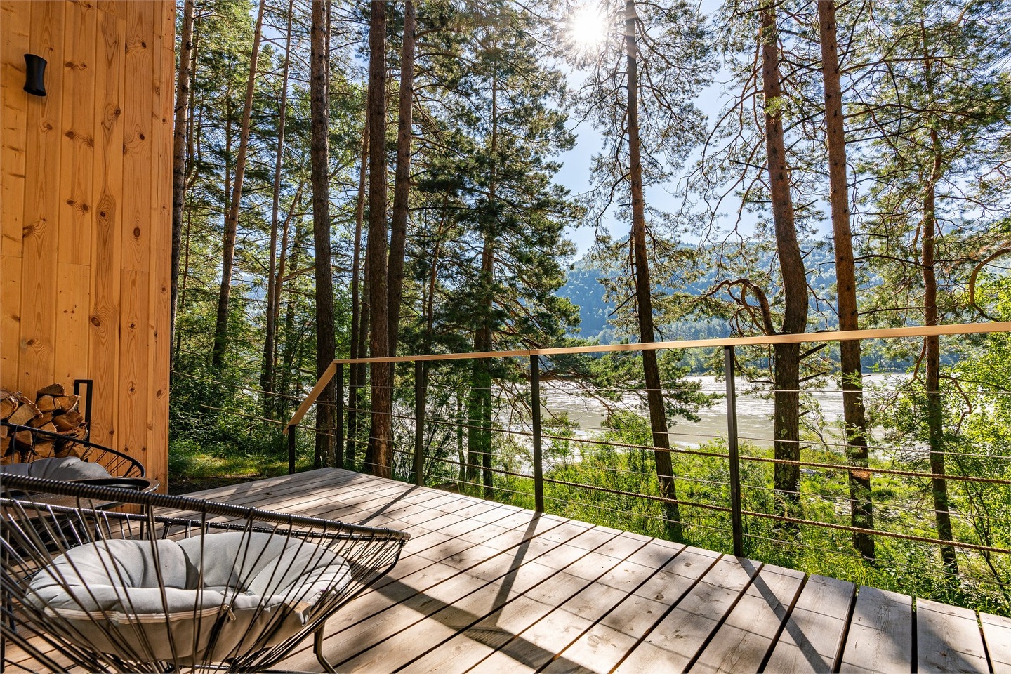 Барнхаус с двумя раздельными / одной двуспальной кроватью - фото 3