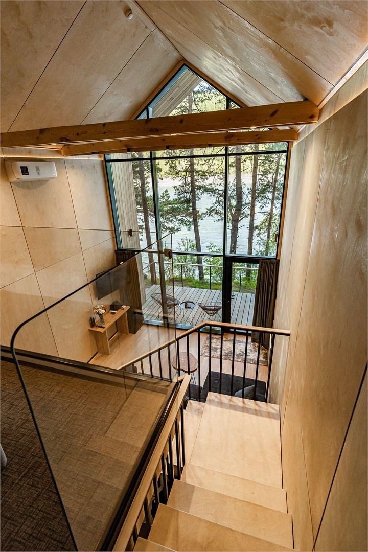 Барнхаус с двумя раздельными / одной двуспальной кроватью - фото 10