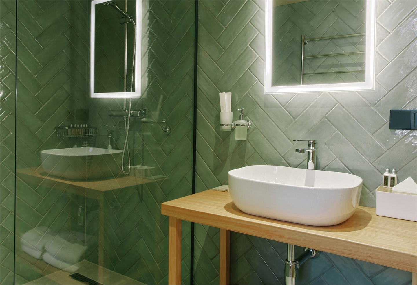 Барнхаус с двумя раздельными / одной двуспальной кроватью - фото 12