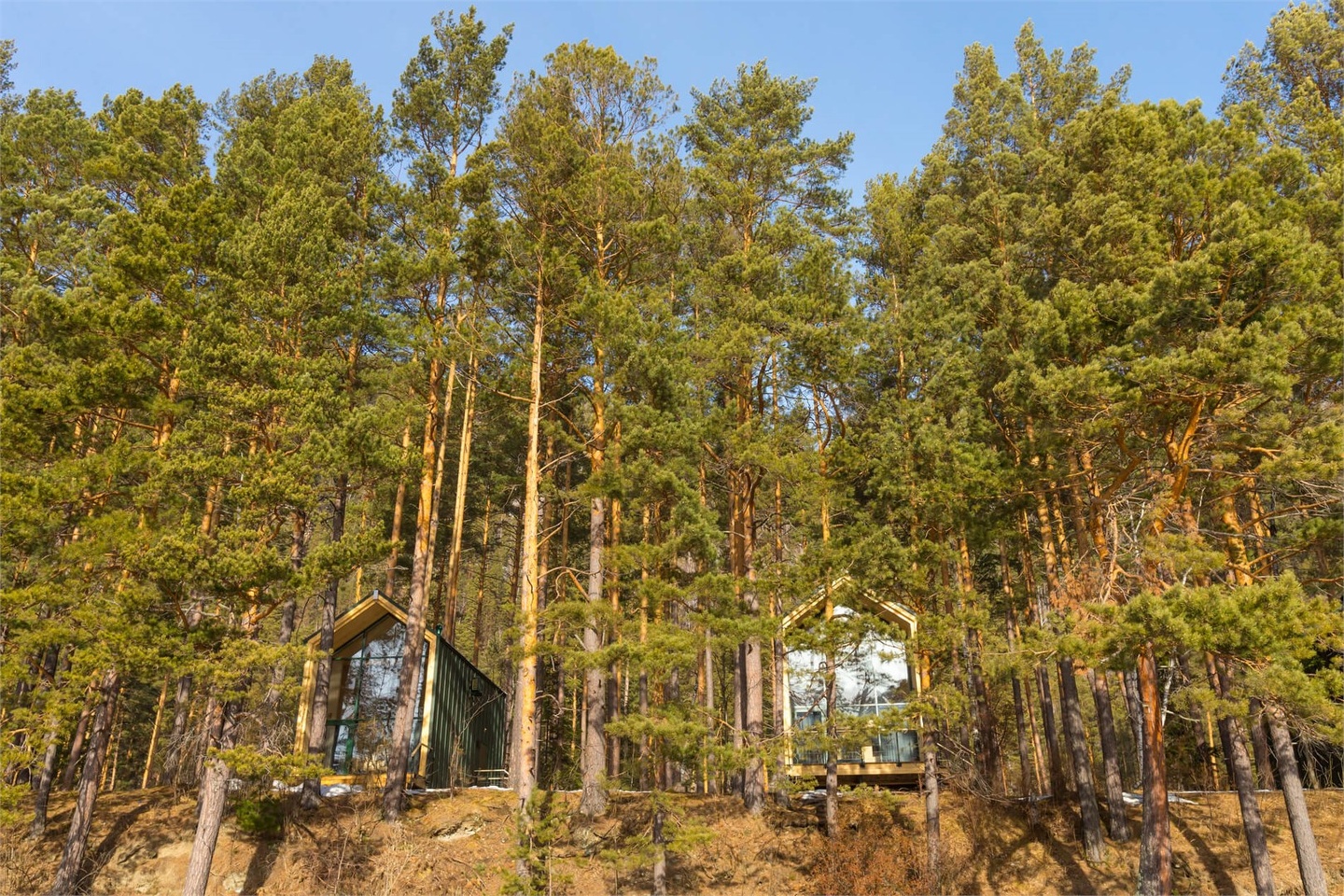 Барнхаус с двумя раздельными / одной двуспальной кроватью - фото 18