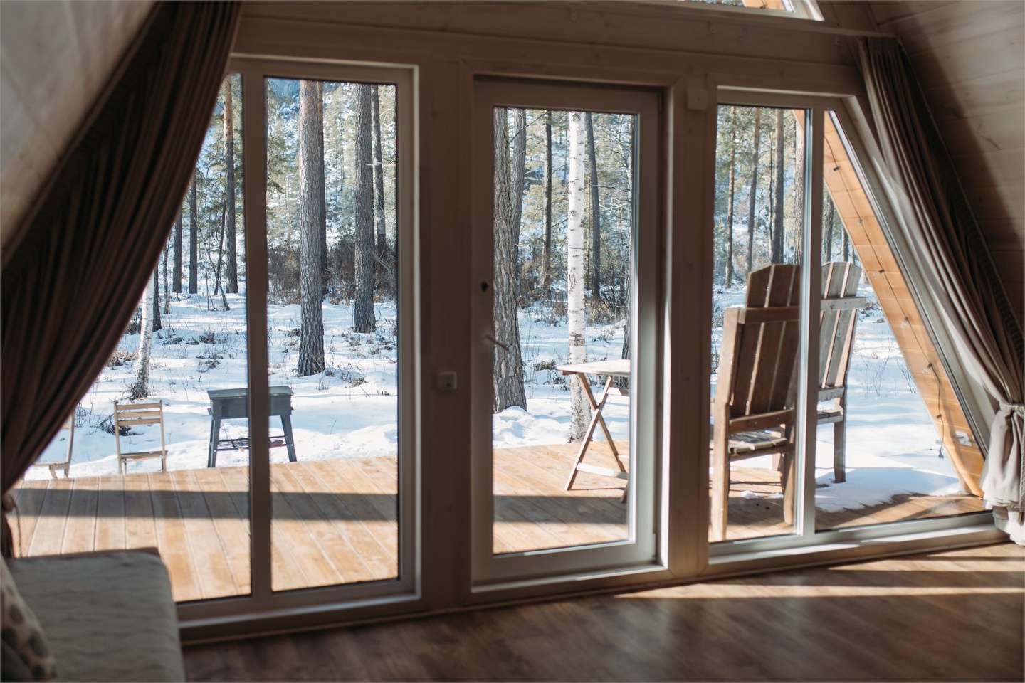 Шале в форме треугольника - фото 11