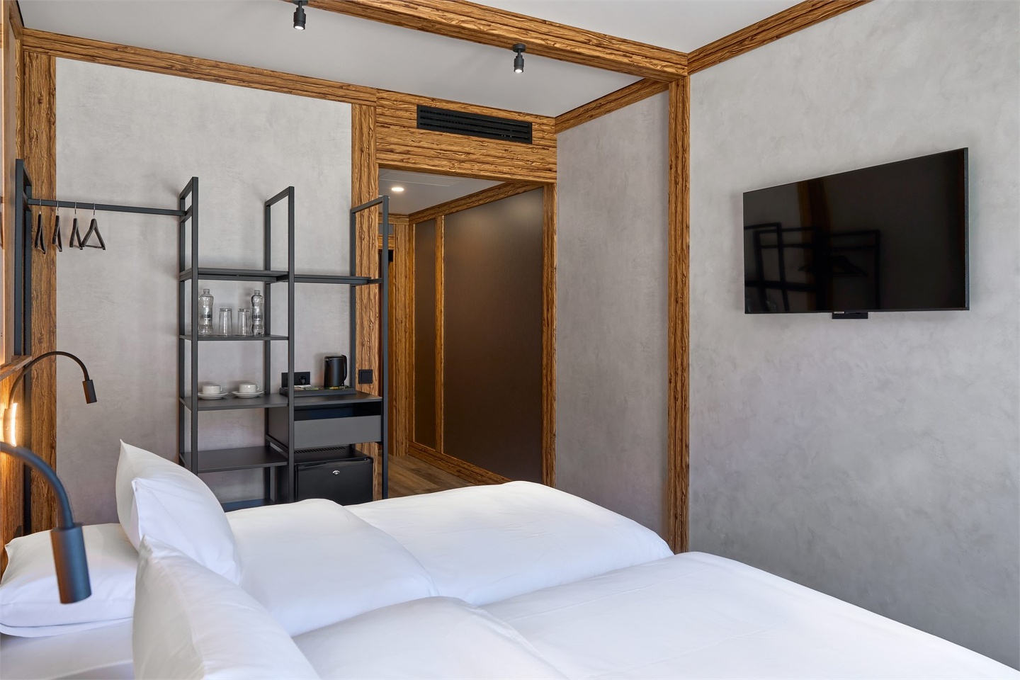 Стандарт с двумя односпальными кроватями и видом на горы - фото 3