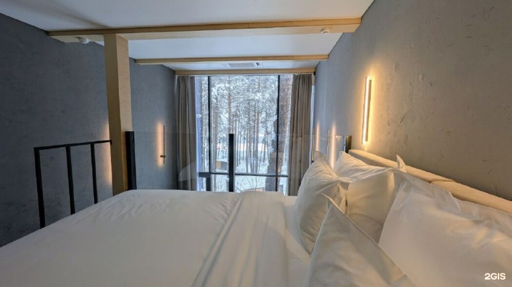 Двухэтажный номер люкс  36м²  в панорамном  триплексе для 2-4 гостей - фото 4