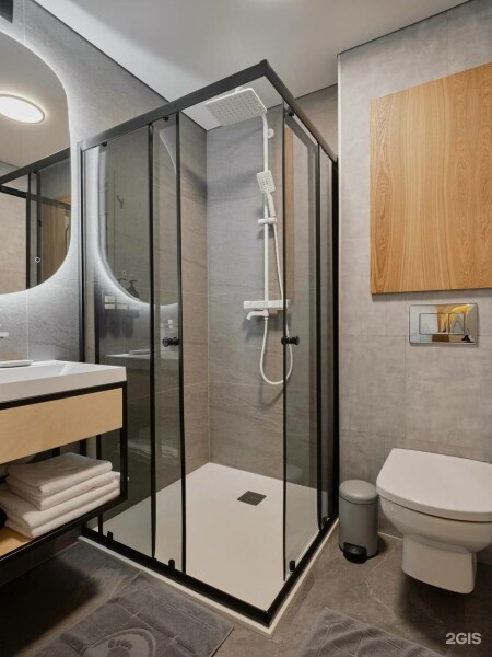 Двухэтажный номер люкс  36м²  в панорамном  триплексе для 2-4 гостей - фото 6