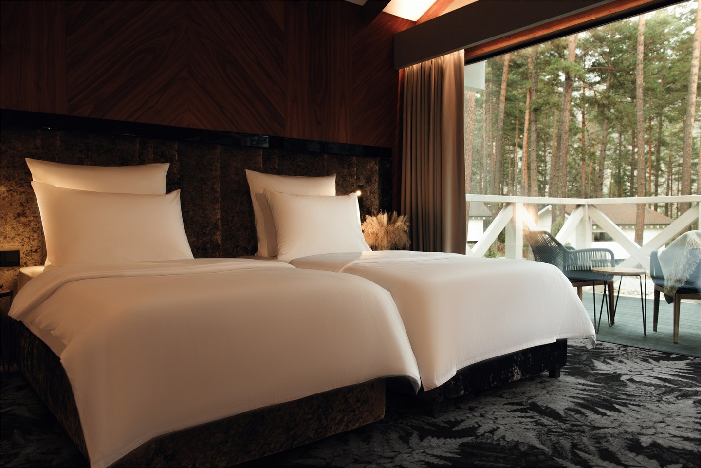 Шале Премиум Дубль с двумя односпальными кроватями - фото 1