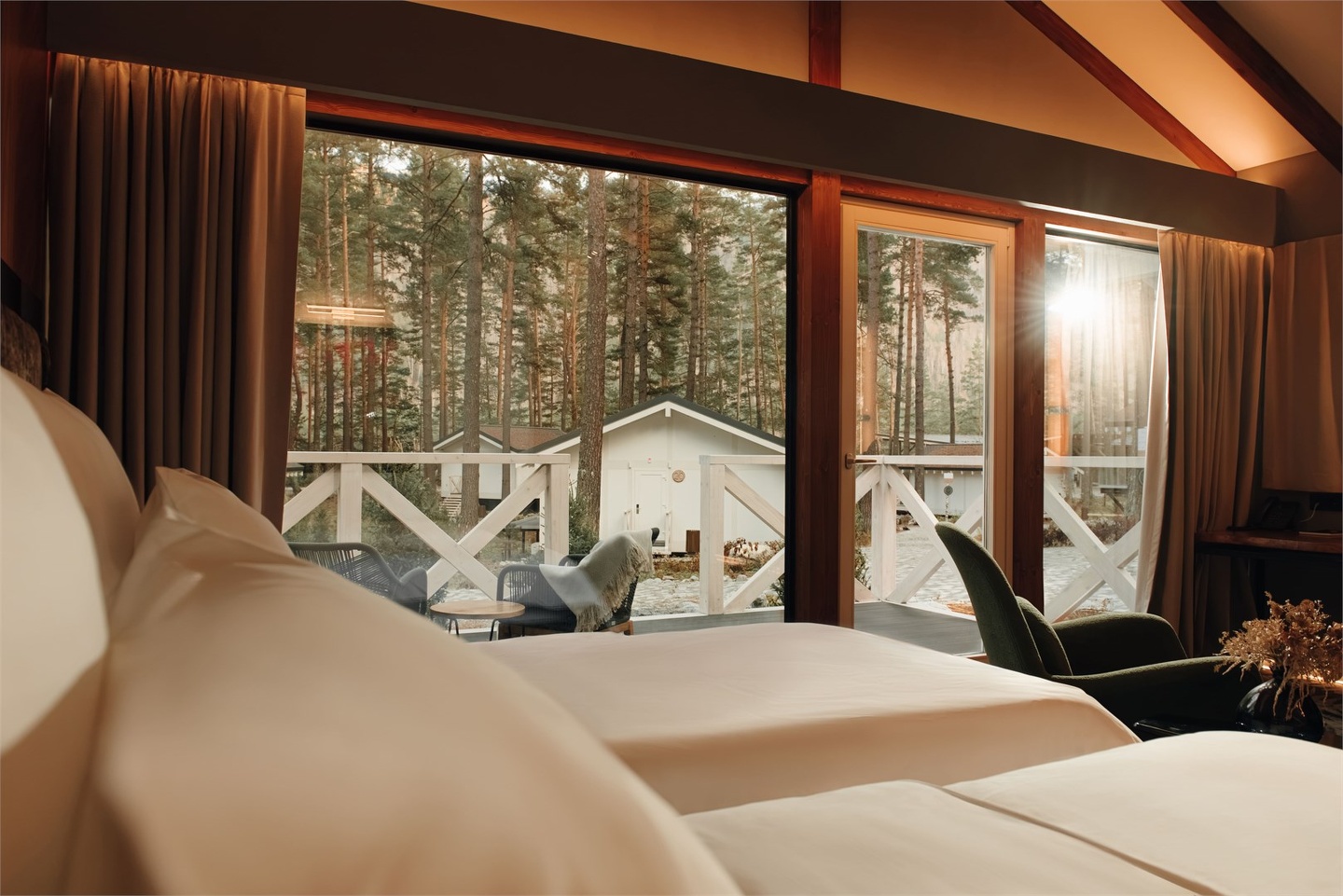 Шале Премиум Дубль с двумя односпальными кроватями - фото 2