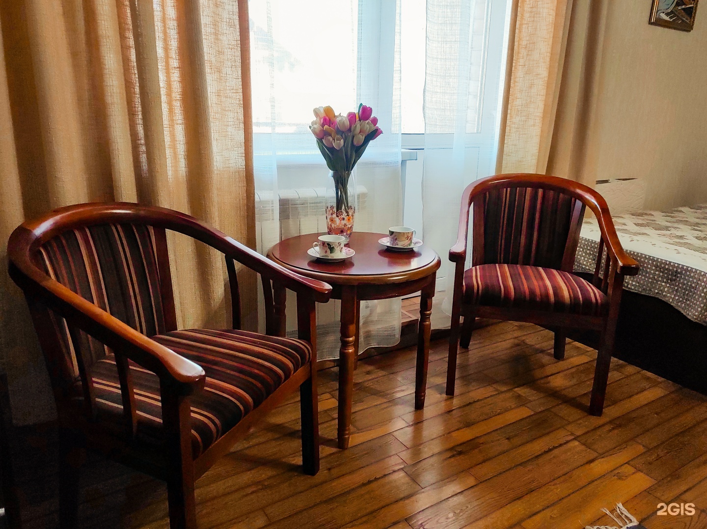 Трехместный номер с 3 односпальными кроватями - фото 2