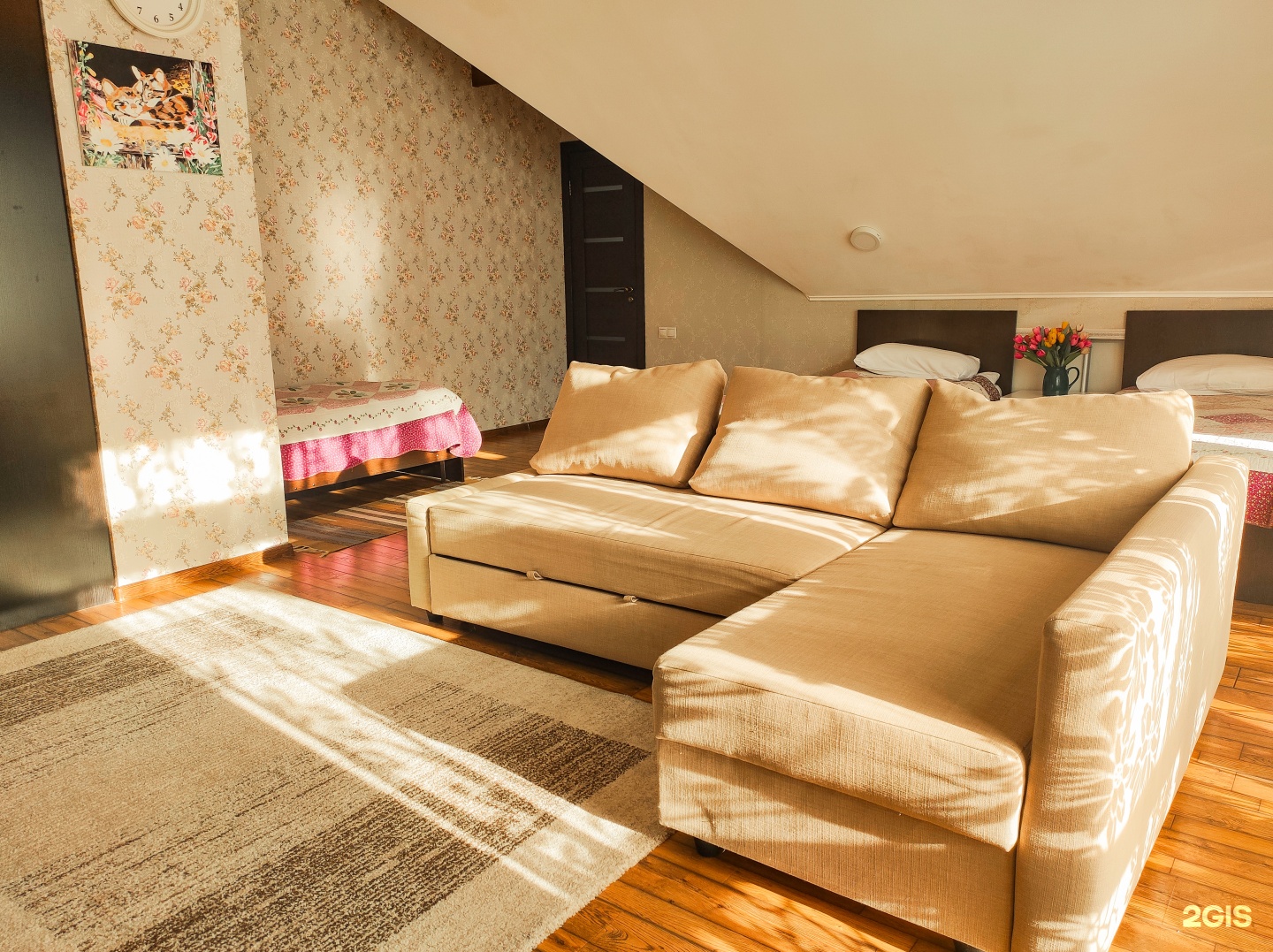 Трехместный номер с 3 односпальными кроватями - фото 4