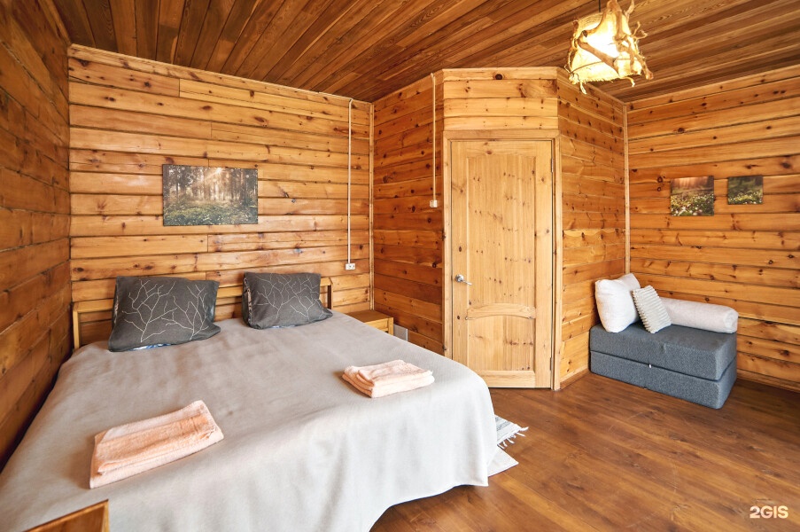 Благоустроенный двухместный номер с большой кроватью - фото 2