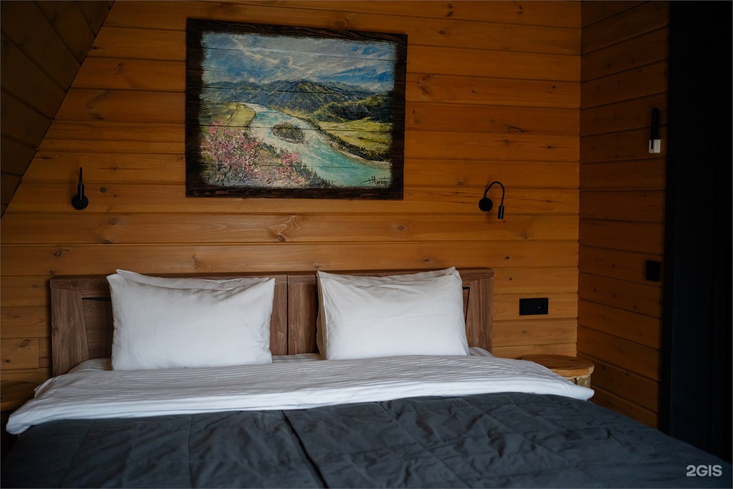 Гранд Шале две спальни с видом на горы - фото 6