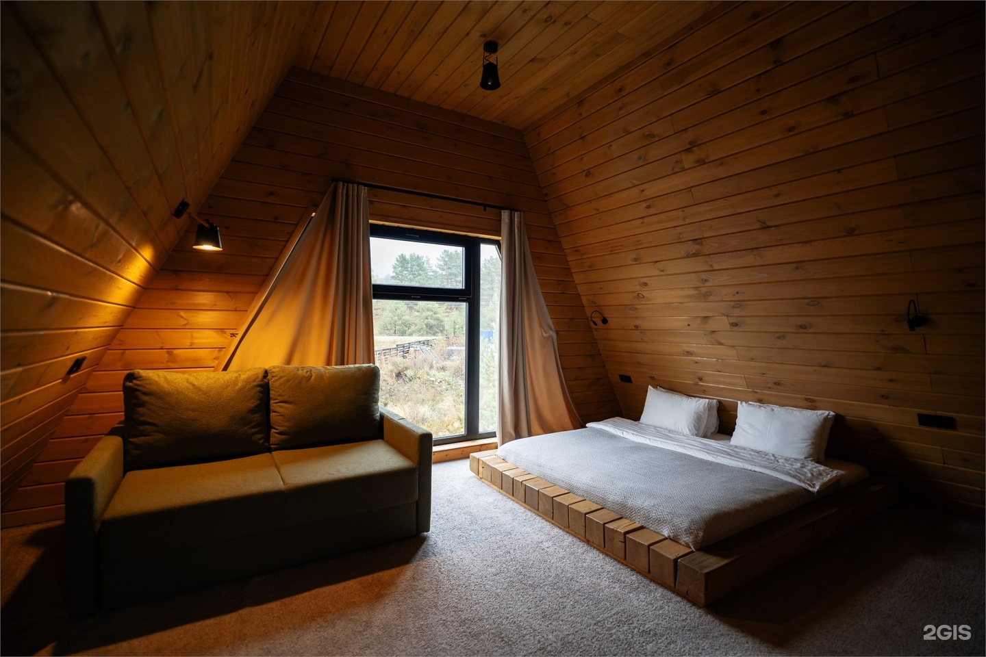 Гранд Шале две спальни с видом на горы - фото 9