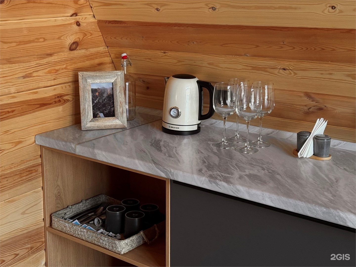 Дом А-фрейм две спальни с видом на горы - фото 12