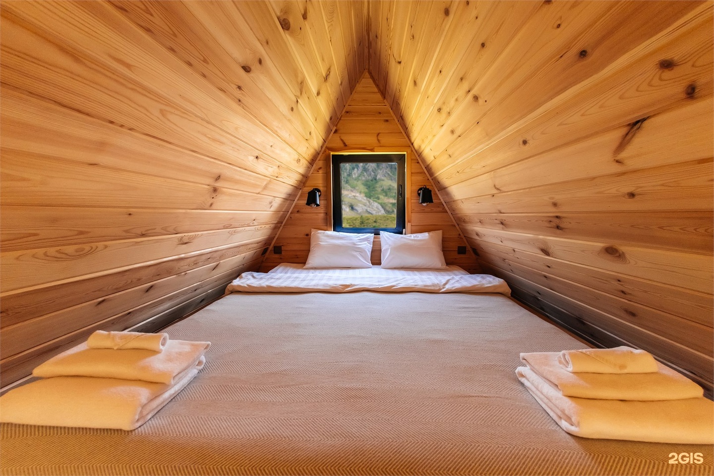 Дом А-фрейм вид на горы с одной спальней - фото 4