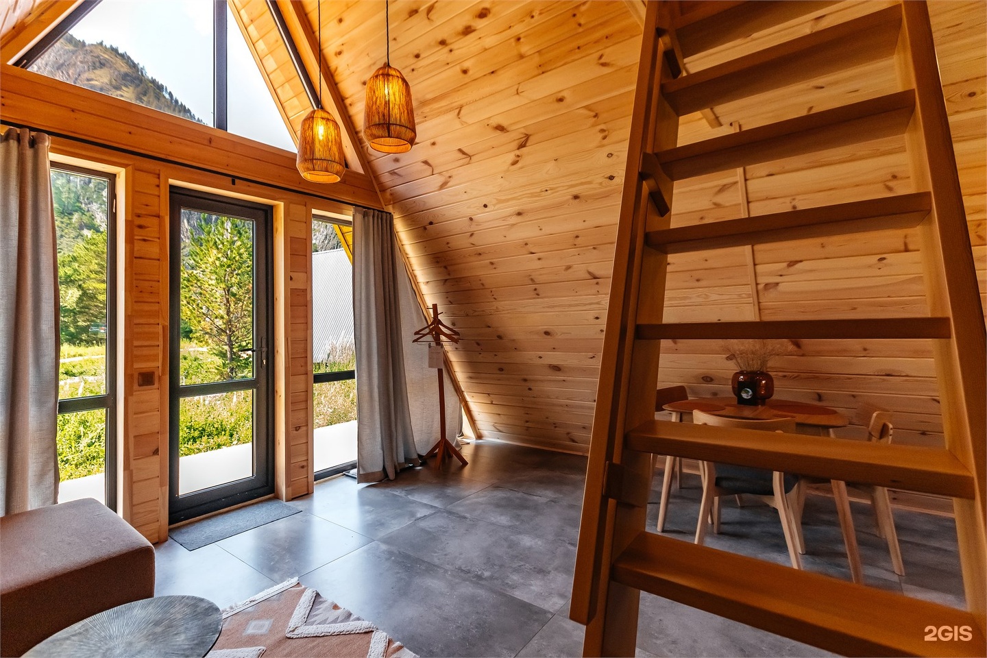 Дом А-фрейм вид на горы с одной спальней - фото 12