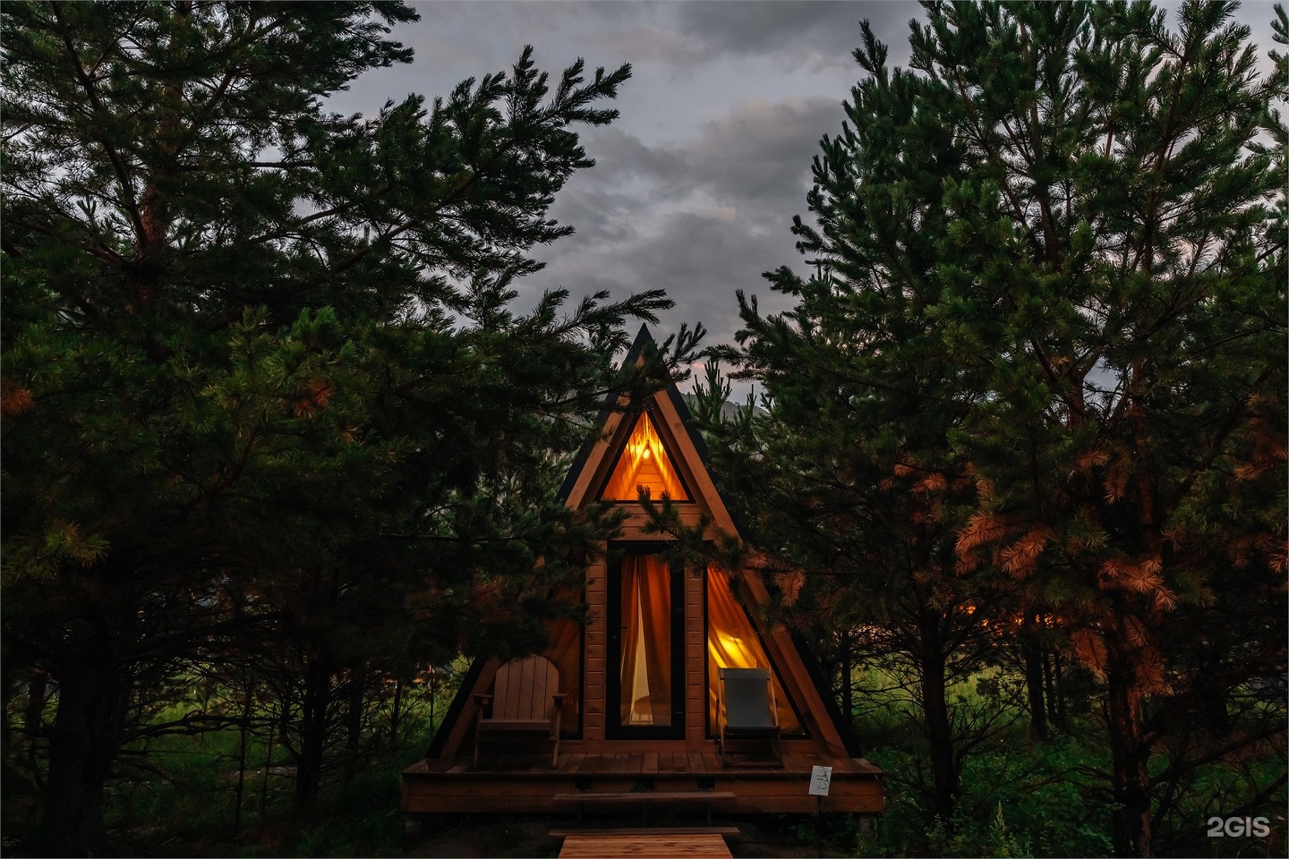 Дом Уютный А-фрейм  с видом на горы - фото 2