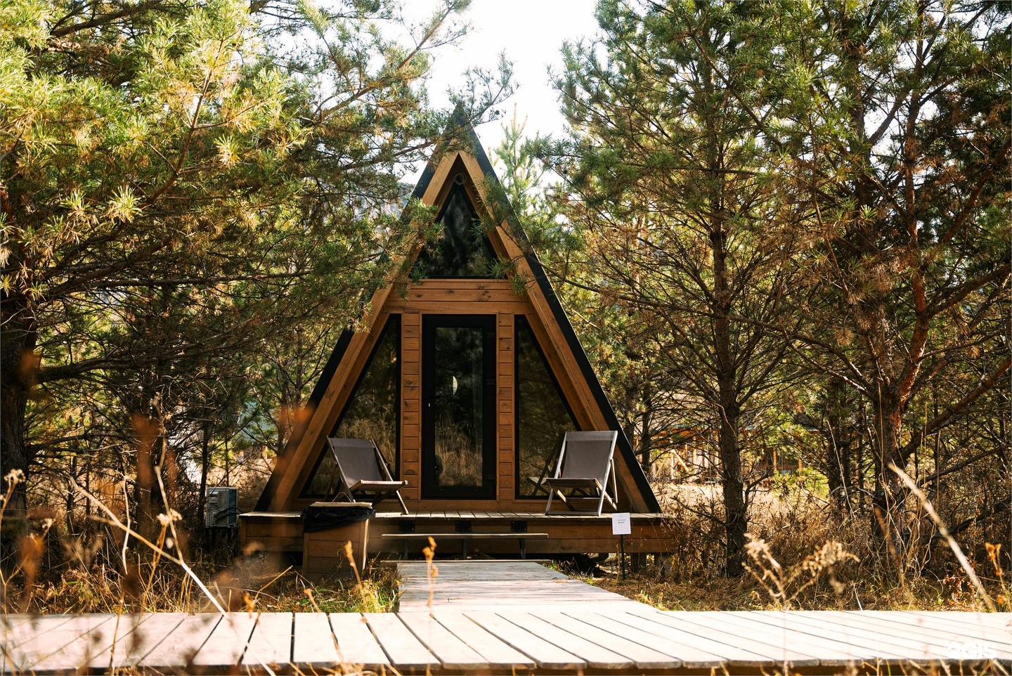 Дом Уютный А-фрейм  с видом на горы - фото 3