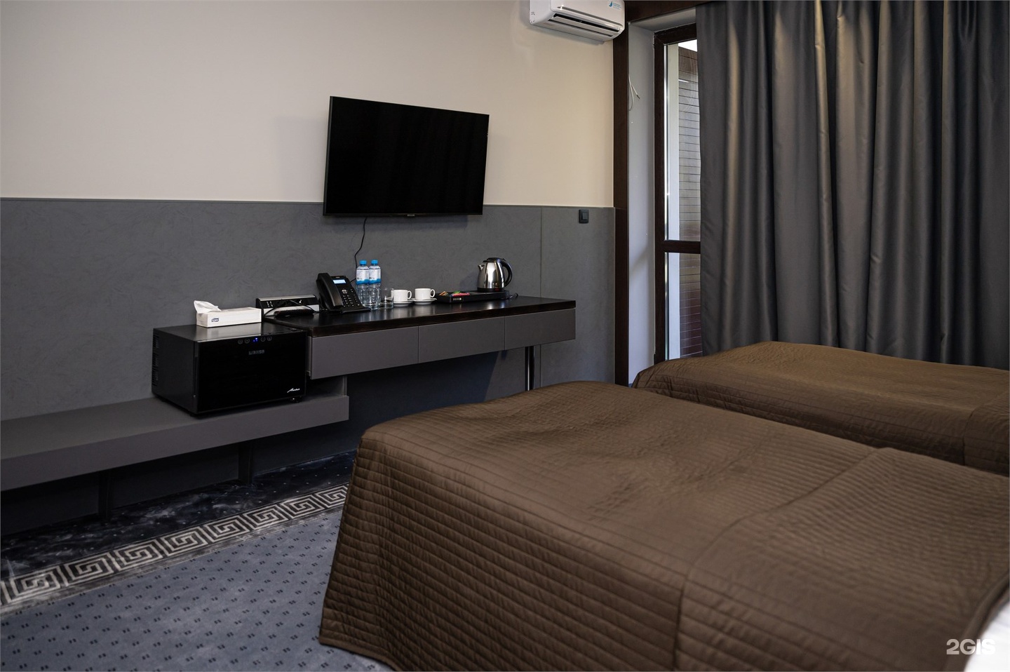 Стандарт с видом на горы Twin (Отель «Югославский») - фото 2