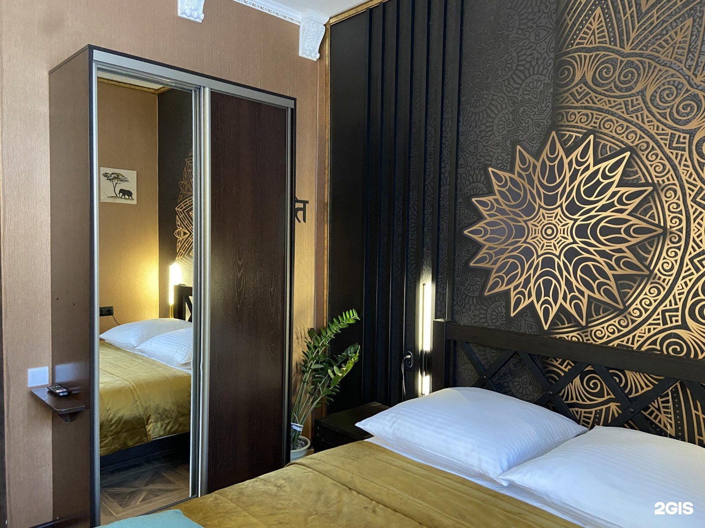 Двухместный номер с двуспальной кроватью с видом на сад - фото 4