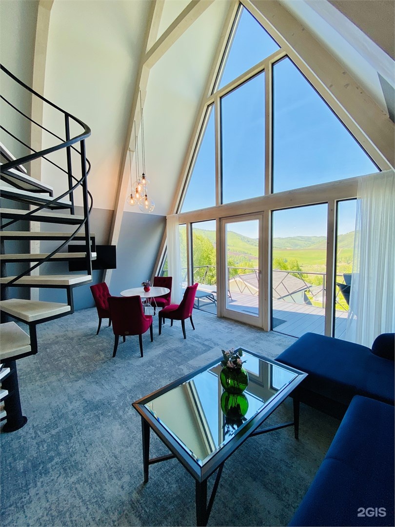 Шале с террасой и видом на горы - фото 8