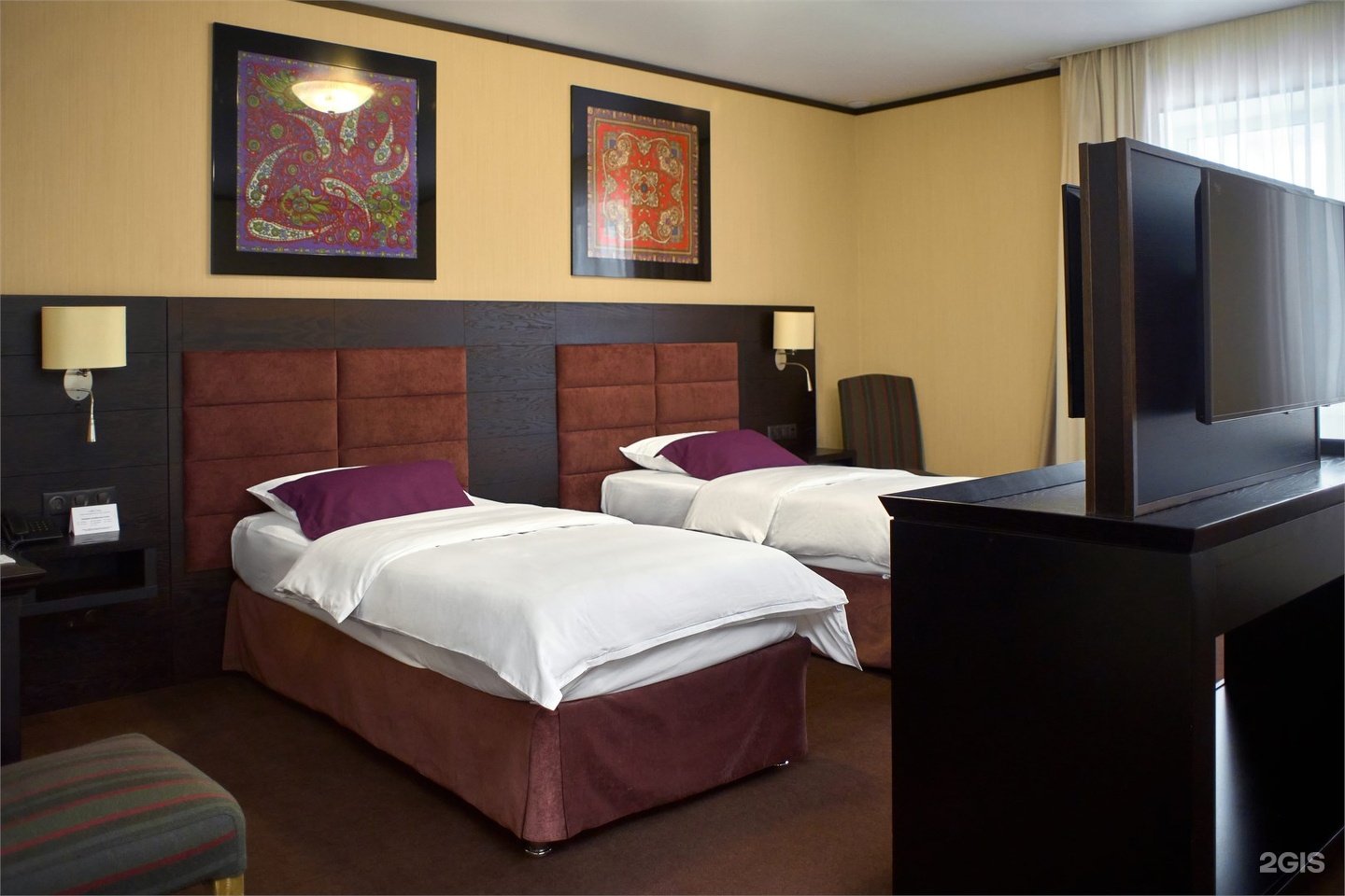 Джуниор сюит с двумя полутораспальными кроватями - фото 1