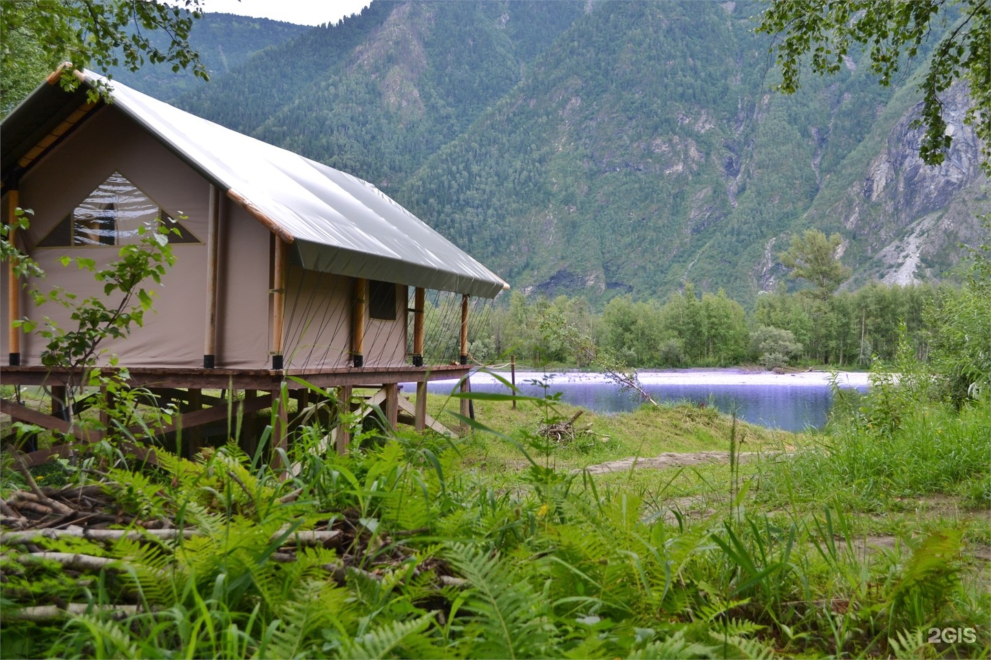 Тент-дом первая линия Телецкое - фото 10